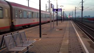 ÖBB Intercity  Abfahrt Bahnhof Tullnerfeld [upl. by Hummel]