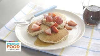 CinnamonOat Pancakes  Everyday Food with Sarah Carey [upl. by Hermina616]