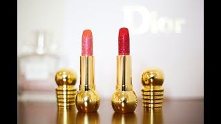 New Dior 2020 Dior Diorific Happy 2020 Lipstick Review [upl. by Deeas]