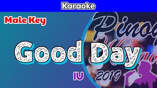 IU  좋은 날 Good Day Karaoke  Male Key [upl. by Navak535]