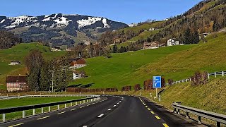 🇨🇭🚙 driving switzerland 🏞️ Kanton Schwyz 4K HDR 🎶 [upl. by Eckblad33]