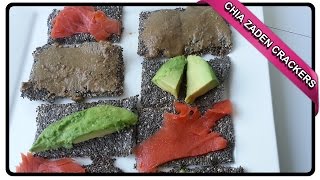 Chia zaden crackers recept RECEPT 29  GEZONDHEIDSGOEROE [upl. by Anitsyrk]