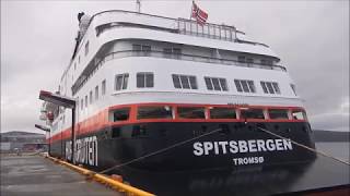 MS Spitsbergen Hurtigruten ship in Kirkenes Norway [upl. by Stent468]