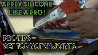 How to Apply Silicone or Caulk like a Pro [upl. by Htilil]