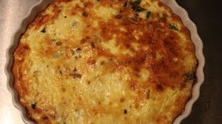 Spinatquiche Rezept vegetarisch  Der Bio Koch 117 [upl. by Alra863]