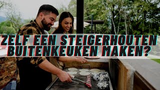 7 TIPS OM ZELF EEN STEIGERHOUTEN BUITENKEUKEN TE MAKEN Mijn Stappenplan  Bouwtekeningen [upl. by Nicolette]