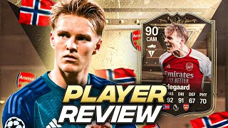 90 CENTURIONS ODEGAARD SBC PLAYER REVIEW EAFC 24 ULTIMATE TEAM [upl. by Akiemehs531]