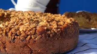 كيكة التفاح بطبقة الستروسل المقرمشة Apple Streusel Cake [upl. by Ailak897]