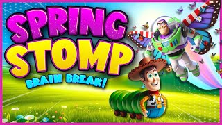 Spring Stomp ☀️ Spring Brain Break ☀️ Freeze Dance ☀️ Just Dance ☀️ Go Noodle ☀️ Yoga for Kids ☀️ [upl. by Ilatfan]