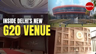 Inside Bharat Mandapam  Delhis Newly Built Swanky G20 Venue [upl. by Morissa]