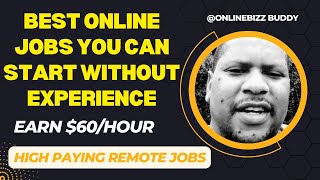 Where to Find HIGHPAYING Remote Jobs  60hour Online Work From Home Jobs [upl. by Wilen]