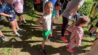 Arlo does junior ParkRun parkrunglobal [upl. by Ylrevaw]