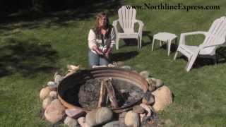 Get Your Fire Going The Easy Way With Our IncinerGrate Teepee Fire Pit Grate [upl. by Marabel798]