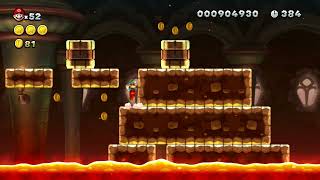 NSMB U Deluxe  All Star Coins  LayerCake Desert Castle — Morton’s Compactor Castle [upl. by Yreneh]