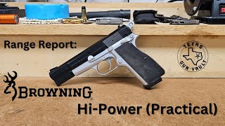 Range Report Browning HiPower Practical Model in 9mm [upl. by Thun]