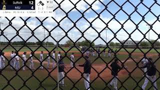 MSJ Baseball vs Suffolk University [upl. by Annoik]