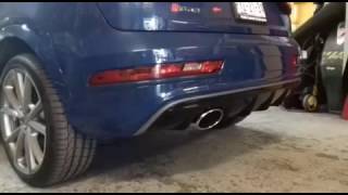 Audi QRS3 Decat DownPipe sound [upl. by Gibbie653]