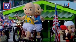 Upin Ipin Boboiboy Ejen Ali sertai perarakan Hari Kebangsaan 2024 [upl. by Myrilla]