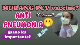 PCV15 VACCINE for ELi para di na dapuan ulit ng PNEUMONIA pneumonia health wealth pcv goals [upl. by Melas740]