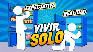 Vivir solo Expectativa VS Realidad [upl. by Tuorah681]