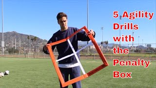 AGILITY ANYWHERE 5 Agility Drills with the Penalty Box  90 SST  Session 33 [upl. by Allets]