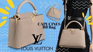 루이비통 가방  LV 카퓌신 BB 갈렛 Louis Vitton CAPUCINES BB Bag Galet 🤎 [upl. by Astiram]