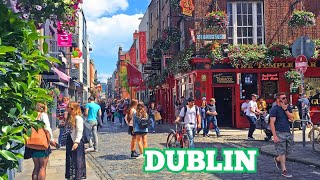 Dublin Walk Ireland 🇮🇪 — City Walking Tour in 4K HDR [upl. by Elia929]