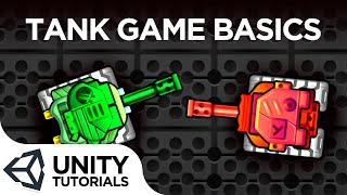 Tank Game Basics How to build animate and control a tank Unity 2018 intermediate tutorial [upl. by Glaab]