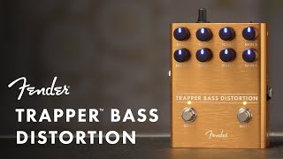 Introducing The Trapper Bass Distortion Pedal  Effects Pedals  Fender [upl. by Eah]