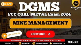 Mine Management  FMC Coal amp Metal  Lec 8  By Neel Sir  Mining Gyan 20 [upl. by Hubsher]