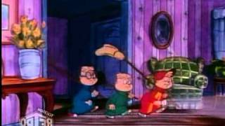 Alvin amp the Chipmunks  3x02  Who Ghost There Ghostbusters clip mirrorred [upl. by Littell]