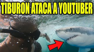 SIRENA REAL TIBURON ATACA A YOUTUBER y TERMINA MUY MAL  Laguna Negra [upl. by Syd]