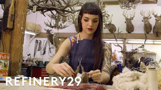 Im 29 amp I Taxidermy Animals For A Living  Refinery29 [upl. by Ad]