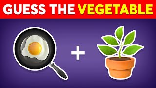 Can You Guess The VEGETABLE by Emoji 🍎🍋🌶️ Monkey Quiz [upl. by Eimaj]