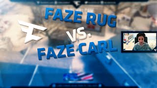 FaZe Rug vs FaZe Carl BO2 FaceOff Trickshotting  FaZe Rug [upl. by Broeker]