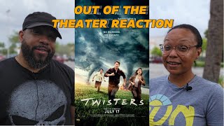 TWISTERS Out of the Theater REACTIONS [upl. by Aicemed]