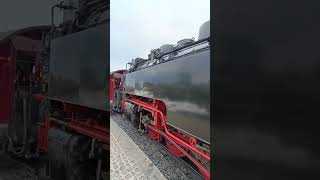 Dampflok und historischer Zug  Harzer Schmalspurbahn  Bahnhof Brocken Harz [upl. by Odlanra781]