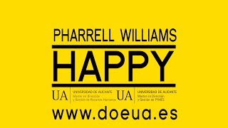 Pharrell Williams  Happy We are from Universidad de Alicante  UA [upl. by Etireuqram]