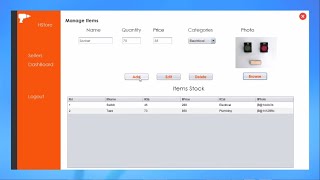 Hardware Store management system using JavaSwing and Mysql [upl. by Ayhdiv]