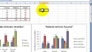 Gráficos en EXCEL para Distribuciones Bidimensionales [upl. by Gnoz]