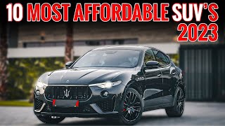 Top 10 Most Affordable SUVs for 2024 [upl. by Idroj]