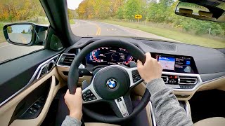 2022 BMW M440i xDrive Gran Coupe  POV First Impressions [upl. by Nnylrats]