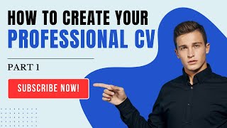 How To Make CV Using Canva Par 1 [upl. by Annwahs]