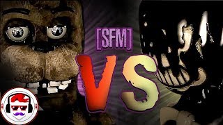 SFM Five Nights At Freddys VS Bendy And The Ink Machine  Rockit Gaming Rap  Freddy Vs Bendy [upl. by Courtland760]