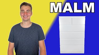 UPDATED  MALM 6 Drawer Chest IKEA Tutorial [upl. by Concordia]