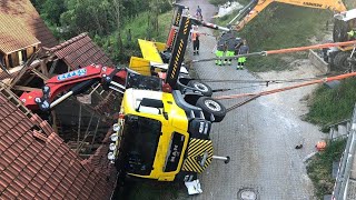 25 Dangerous Excavator Crane amp Truck Operator Fails  Trucks Fails Excavator amp Cranes Disaster [upl. by Marr731]