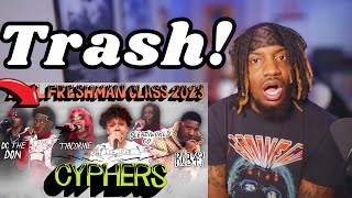 2RARE MUST BE STOPPED  2023 XXL Freshman Cypher Luh Tyler SleazyWorld Go etc REACTION [upl. by Jethro762]