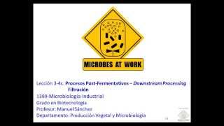 umh1399 Lec0034c Procesos Postfermentativos Filtración [upl. by Douglas324]