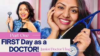 First day as a Doctor in the UK  Part 1  Dr Priya Biju  FY1 Doctor [upl. by Ventura]