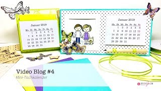 Video Blog 4  Das Jahr beginnt  mit einem MiniTischkalender [upl. by Gawain549]